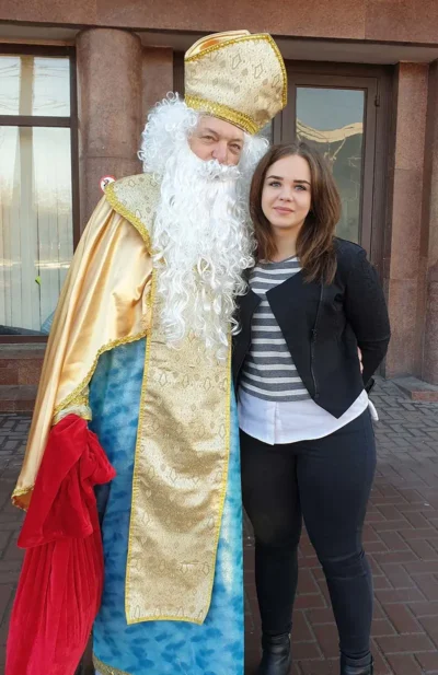 Аніматор Святий Миколай на дитячому святі